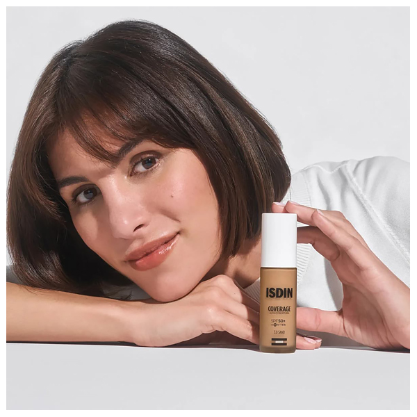ISDIN COVERAGE SPF50+ BASE DE MAQUILLAJE TONO SAND (30G)
