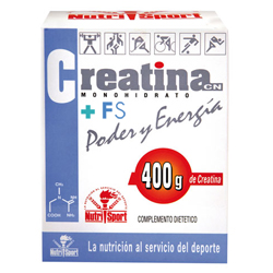 Creatina 500mg en polvo (400g.)