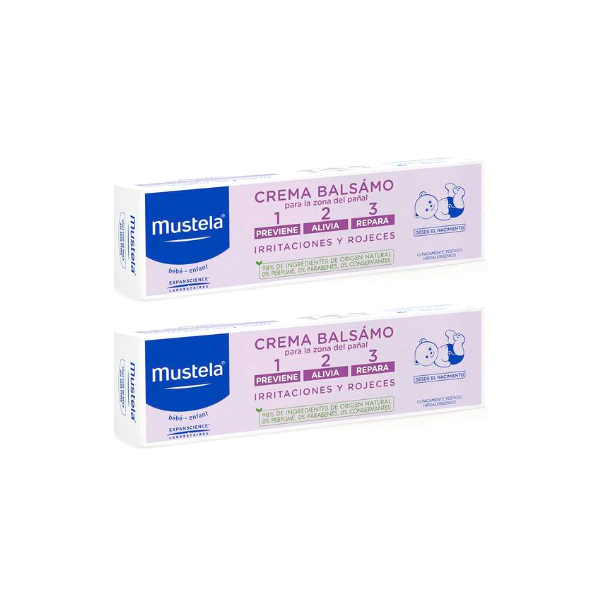 MUSTELA CREMA BÁLSAMICA DUPLO (2 UNIDADES X 100ML)	