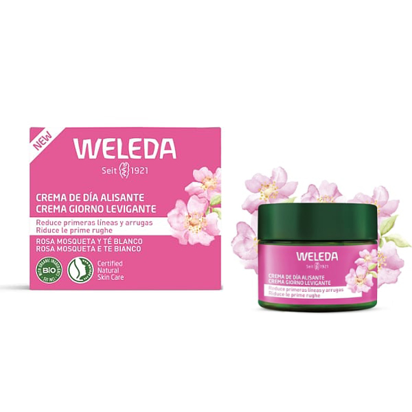 WELEDA CREMA DE DIA ROSA MOSQUETA Y TE BLANCO (40ML)