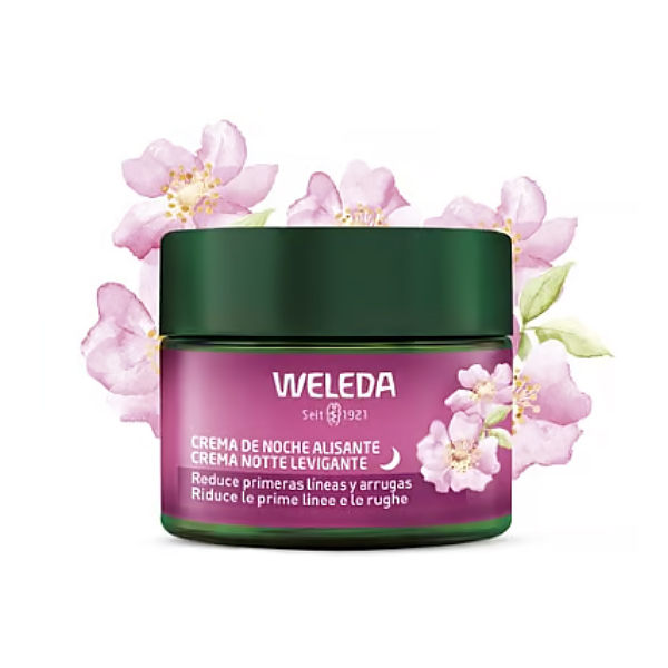 WELEDA CREMA DE NOCHE ROSA MOSQUETA Y TE BLANCO (40ML)