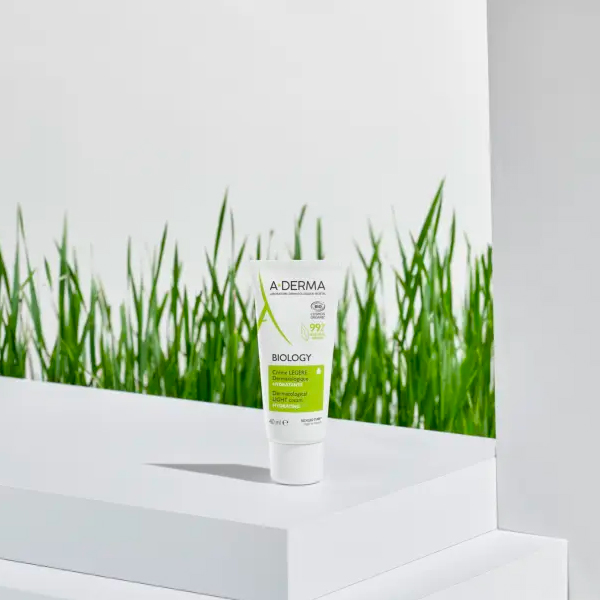 A-DERMA BIOLOGY  CREMA HIDRATANTE DERMATOLÓGICA LIGERA (40ML)