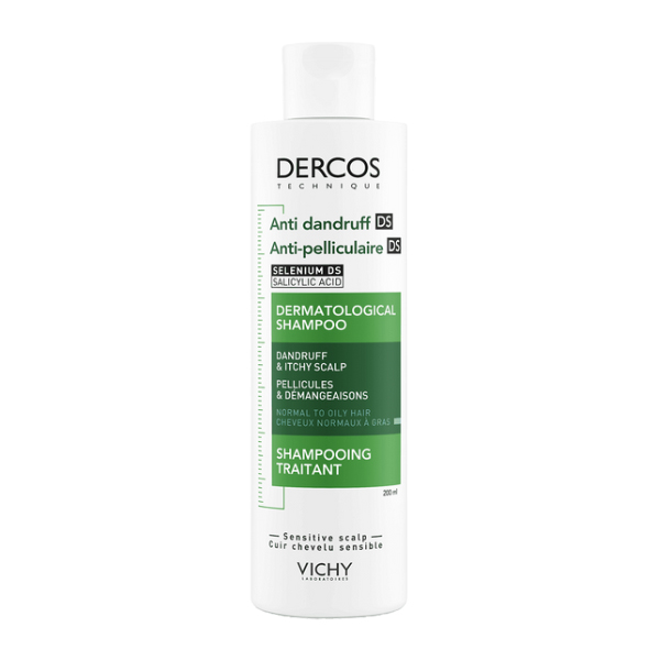 VICHY DERCOS ANTICASPA DS CHAMPÚ CABELLOS SECOS (200ML)	