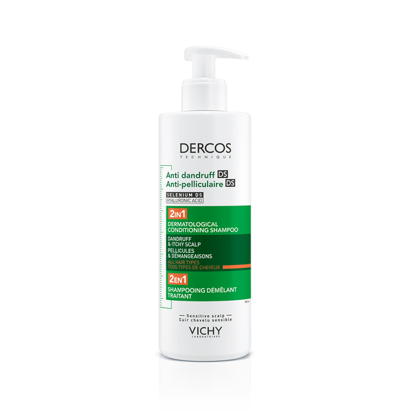 VICHY DERCOS CHAMPU ACONDICONADOR ANTICASPA DS 2 EN 1 (380ML)