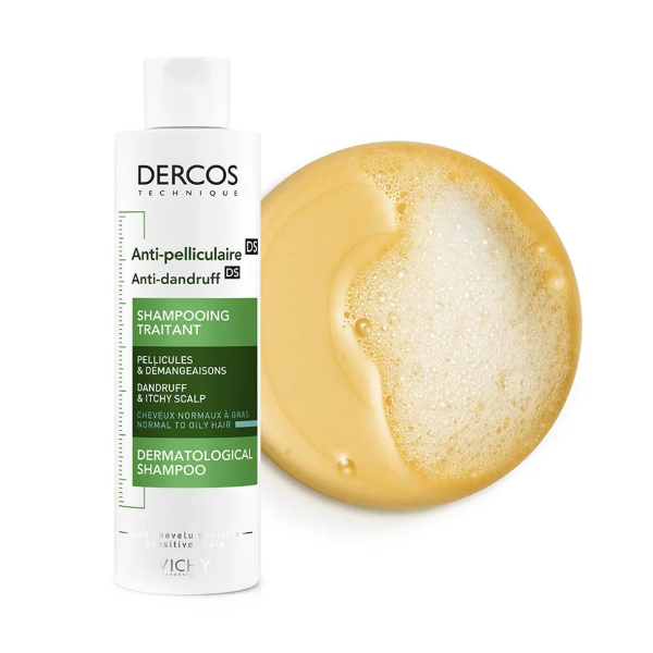 VICHY DERCOS CHAMPÚ ANTICASPA CABELLOS NORMAL Y GRASOS (200ML)	