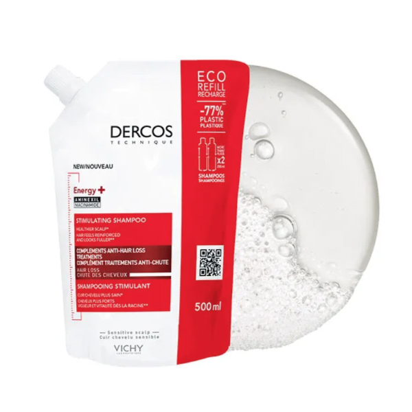 VICHY DERCOS ECOREFILL ENERGY PLUS  (500ML)