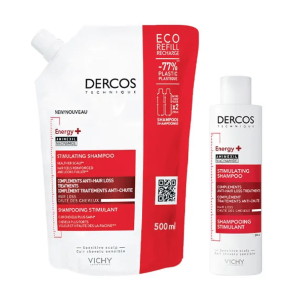 VICHY DERCOS ECOREFILL ENERGY PLUS  (500ML)