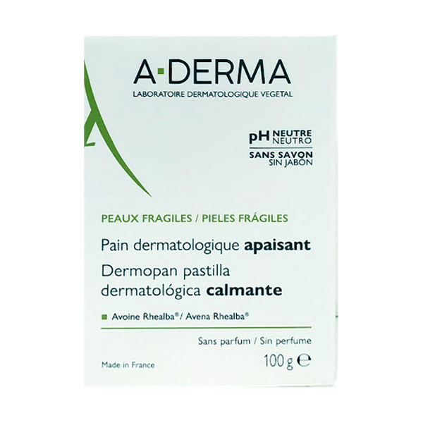 A-DERMA DERMOPAN  EXTRACTO AVENA JABON  SÓLIDO (PASTILLA 100g)  