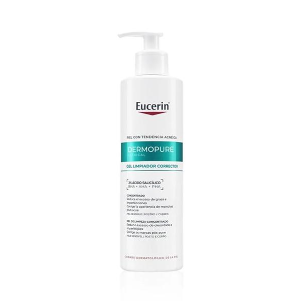 EUCERIN DERMOPURE CLINICAL GEL LIMPIADOR CORRECTOR ACNÉ (400ML)