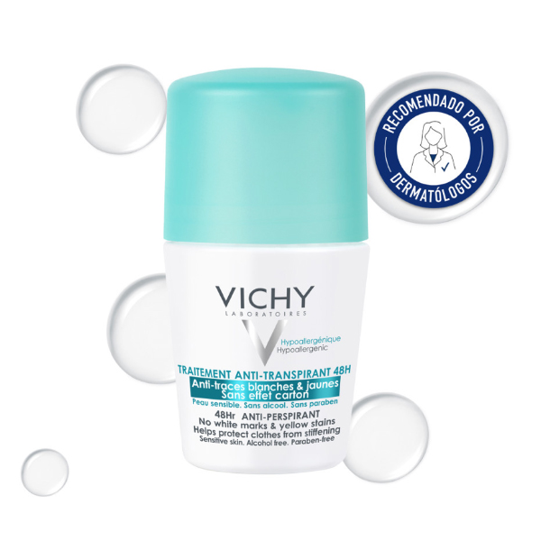 VICHY DESODORANTE ANTI-MARCAS ROLL-ON 48H (50ml)