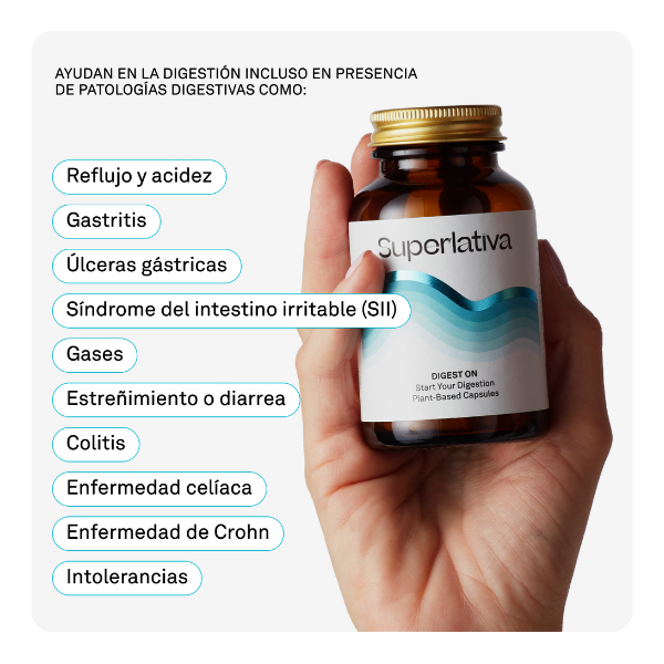 SUPERLATIVA DIGEST ON HINCHAZON (60 CAPSULAS)