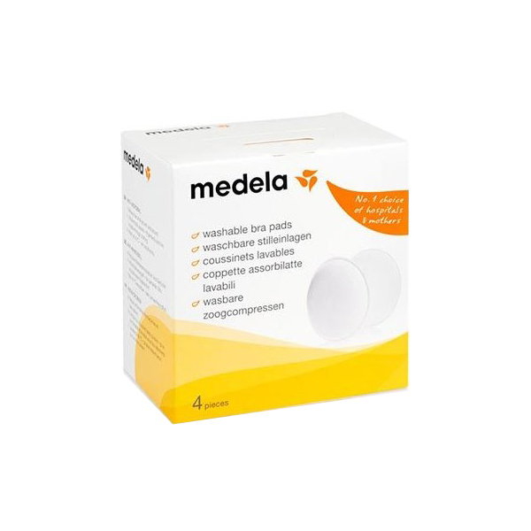MEDELA DISCOS ABSORBENTES LACTANCIA LAVABLES  (4 UNIDADES)