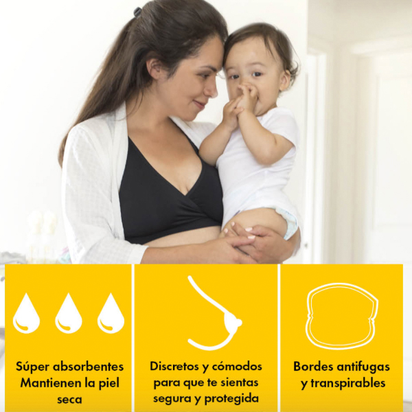 MEDELA DISCOS ABSORBENTES LACTANCIA DESECHABLES (60 UNIDADES) 