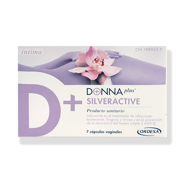 ORDESA DONNA PLUS SILVERACTIVE (7 CÁPSULAS VAGINALES)