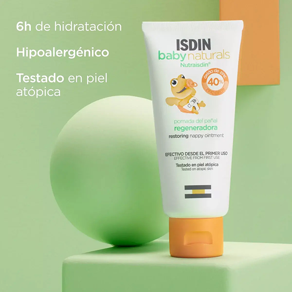 ISDIN DUO BABYNATURALS CREMA PAÑAL REGENERADORA ZN40 (2 UNIDADES X 100ML)	