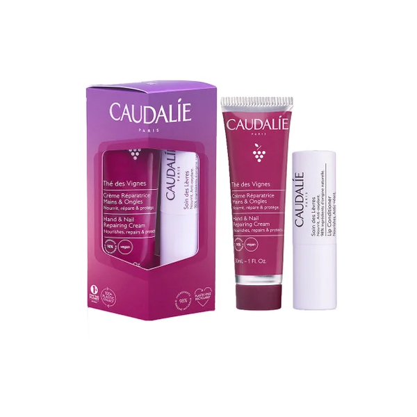 CAUDALIE DUO INVIERNO THE DES VIGNES CREMA MANOS (30ML) + STICK LABIAL (4,5G)