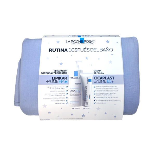 LA ROCHE POSAY SET LIPIKAR BAUME BEBÉ APM+ (400ML) +CICAPLAST B5 (40ML) + CAMBIADOR BEBÉ REGALO!