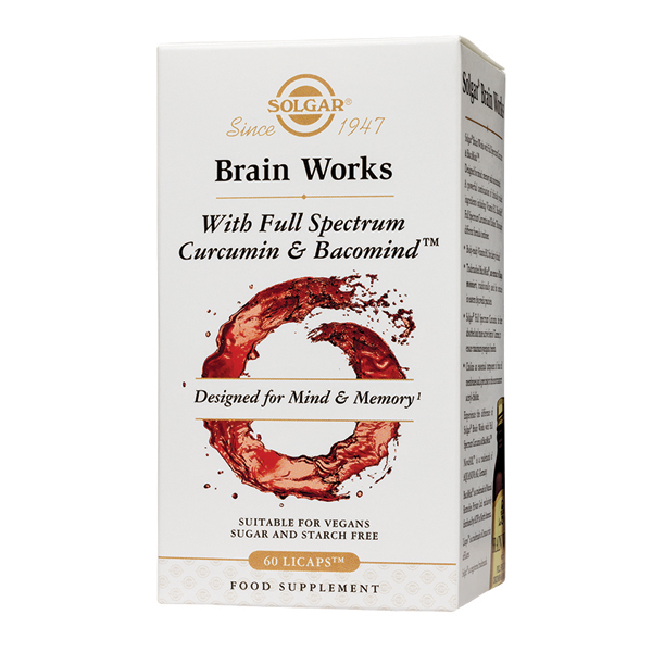 SOLGAR BRAIN WORKS (60 LICAPS)