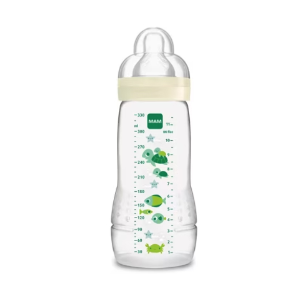 MAM BABY Easy Active Baby Biberón Silicona +4M (330ml)