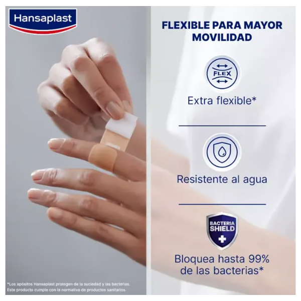 HANSAPLAST ELASTIC APÓSITO 2 TAMAÑOS (20 UNIDADES)