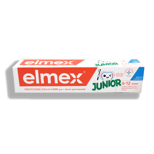 PEROXFARMA ELMEX JUNIOR PASTA INFANTIL 6-12-AÑOS (75ML)