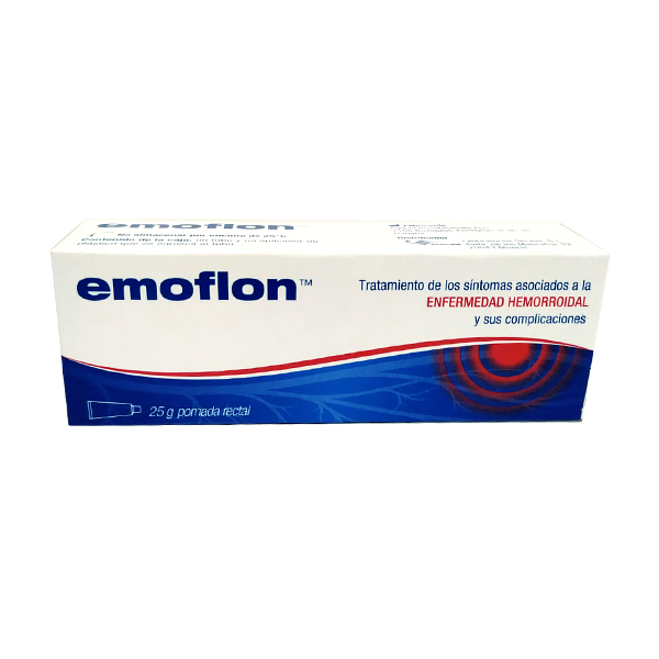 SERVIER EMOFLON POMADA RECTAL HEMORRROIDES (25G)