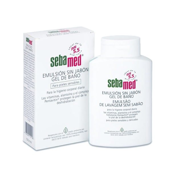 SEBAMED EMULSIÓN BAÑO SIN JABÓN (500ml)