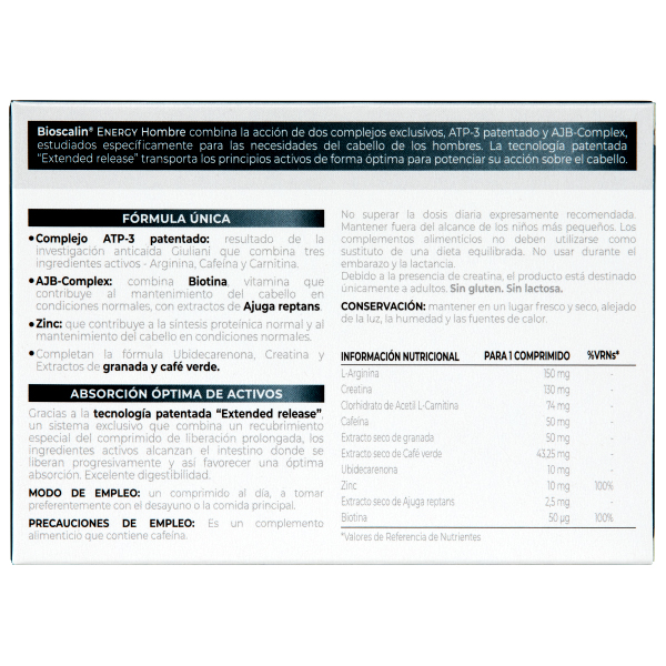 BIOSCALIN ENERGY HOMBRE (30 COMPRIMIDOS)
