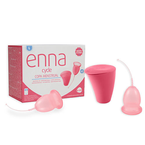 ECAREYOU  ENNA CYCLE COPA MENSTRUAL Talla L - SIN APLICADOR