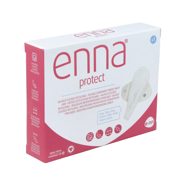 ECAREYOU  ENNA PROTECT SALVASLIP ECOLÓGICO REUTILIZABLE TANGA (1 UNIDAD)	