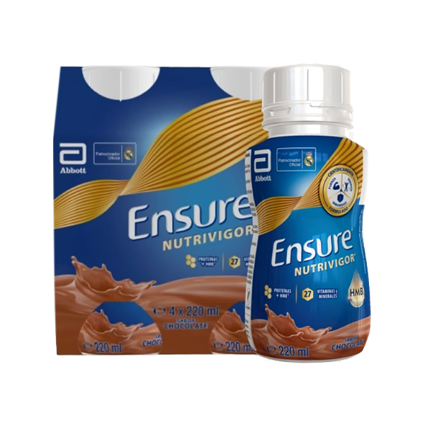 ABBOTT ENSURE NUTRIVIGOR DRINK CHOCOLATE (4UDS x 220ML)