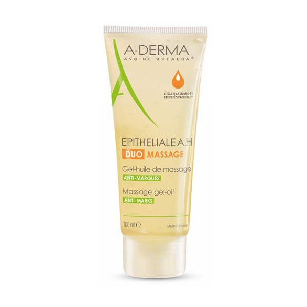 A-DERMA EPITHELIALE AH DUO MASSAGE GEL-ACEITE ANTI-MARCAS(100ml)