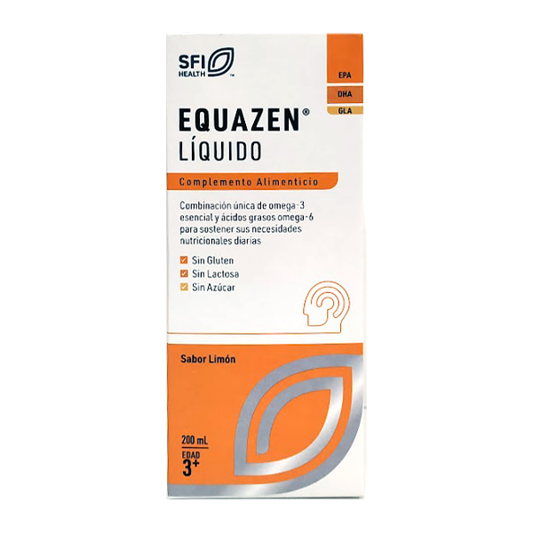 VITAE EQUAZEN LÍQUIDO EPA,DHA,GLA SABOR LIMON (200ML)