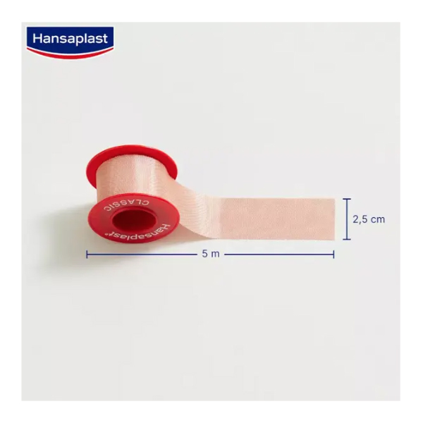 HANSAPLAST ESPARADRAPO HANSAPLAST UNIVERSAL (5M x 2.5CM)