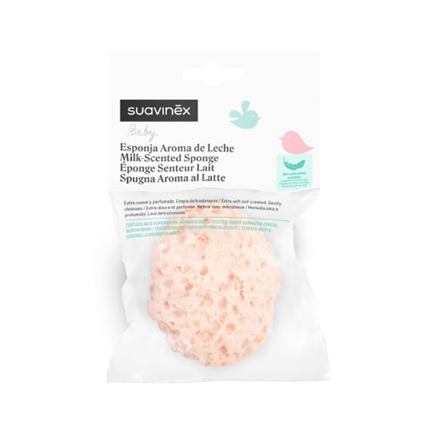SUAVINEX Esponja Natural Aromatizada Leche 