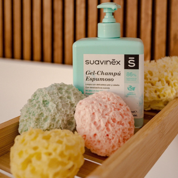 SUAVINEX Esponja Natural Aromatizada Leche 