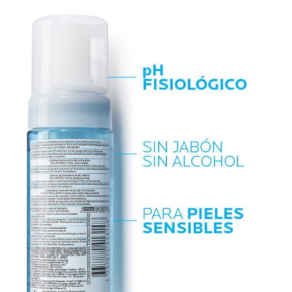 LA ROCHE POSAY ESPUMA AGUA MICELAR FISIOLÓGICAPIEL SENSIBLE (150ML)