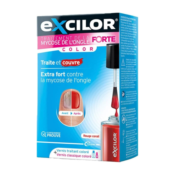 EXCILOR EXCILOR FORTE COLOR TRATA Y CUBRE COLOR ROJO (30ML)