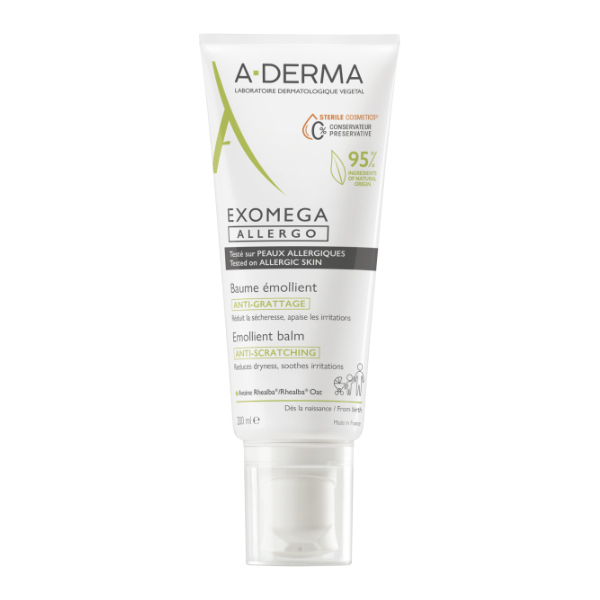 A-DERMA EXOMEGA ALLERGO BÁLSAMO EMOLIENTE (200ml)