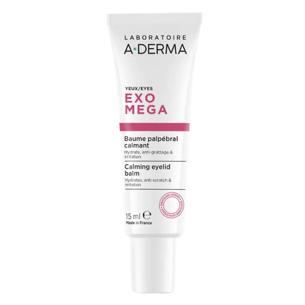 A-DERMA EXOMEGA BALSAMO PALPEBRAL CALMANTE PICOR Y ROJECES PARPADOS (15ML)