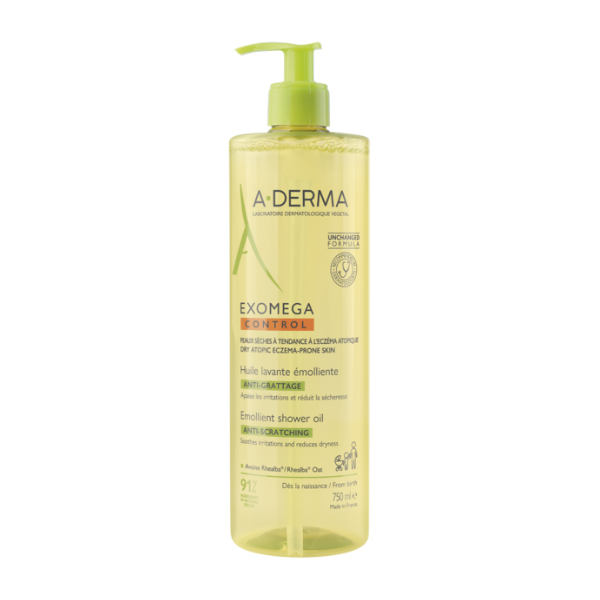 A-DERMA EXOMEGA CONTROL ACEITE LIMPIADOR EMOLIENTE LIMPIADOR (750ML)	