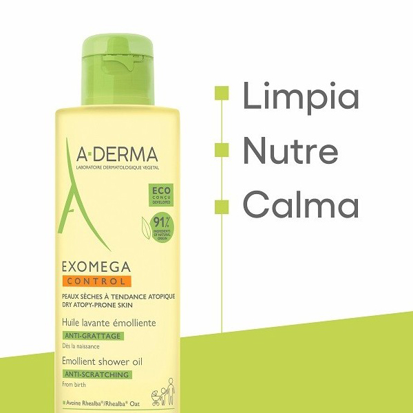 A-DERMA EXOMEGA CONTROL ACEITE LIMPIADOR EMOLIENTE LIMPIADOR (750ML)	