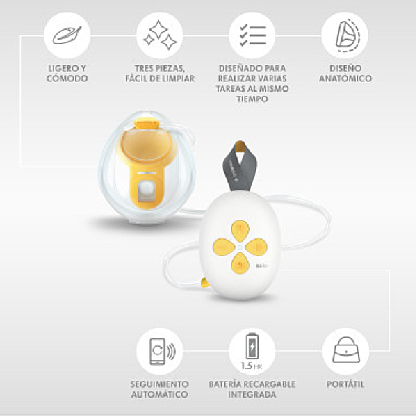 MEDELA Extractor de Leche Eléctrico Simple Solo™ Hands-Free