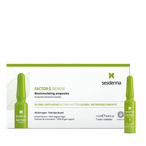 SESDERMA AMPOLLAS FACTOR G RENEW AMPOLLAS BIOSTIMULANTES (7 AMPOLLAS X 1,5ML)