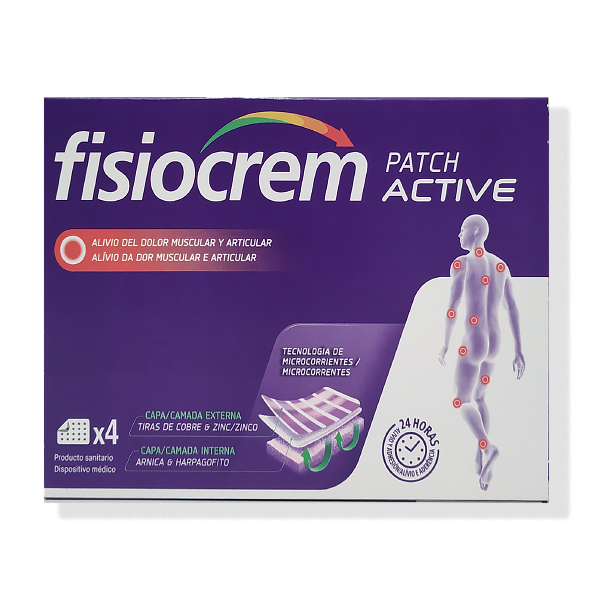 URIACH FISIOCREM PATCH ACTIVE (4 PARCHES MICROCORRRIENTES)