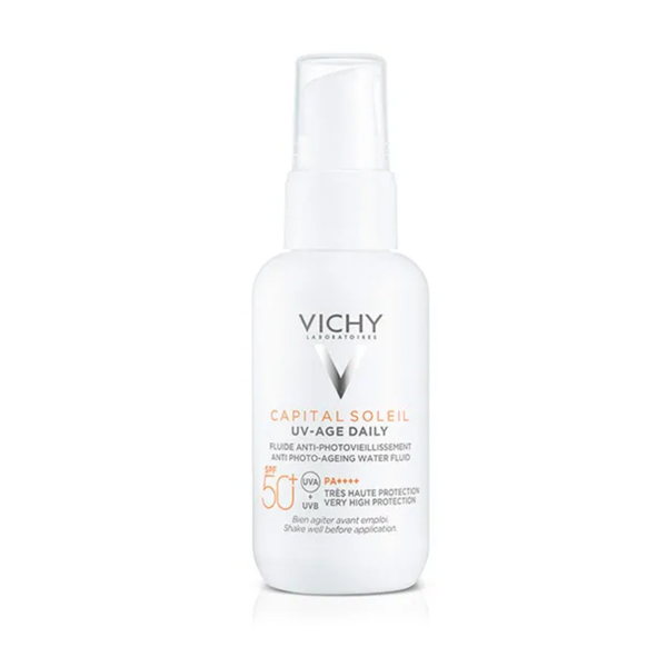 VICHY CAPITAL SOLEIL UV-AGE DAILY WATER FLUID ANTIFOTOENVEJECIMIENTO SPF50+ (40ML)