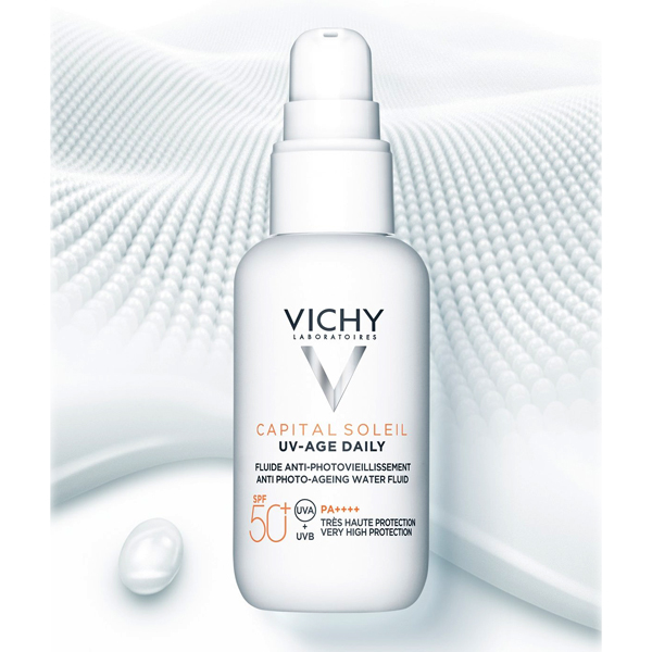 VICHY CAPITAL SOLEIL UV-AGE DAILY WATER FLUID ANTIFOTOENVEJECIMIENTO SPF50+ (40ML)