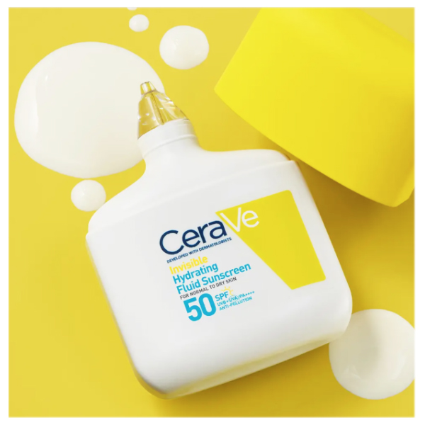 CERAVE FLUIDO PROTECTOR HIDRATANTE INVISIBLE SPF50+ (50ML) NOVEDAD!