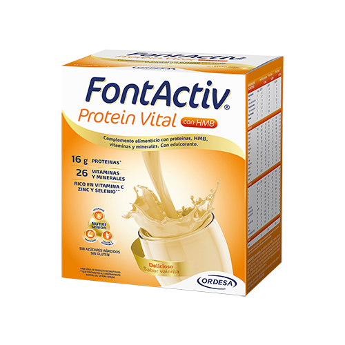 ORDESA FONTACTIV PROTEIN VITAL VAINILLA (14 SOBRES x 30g)