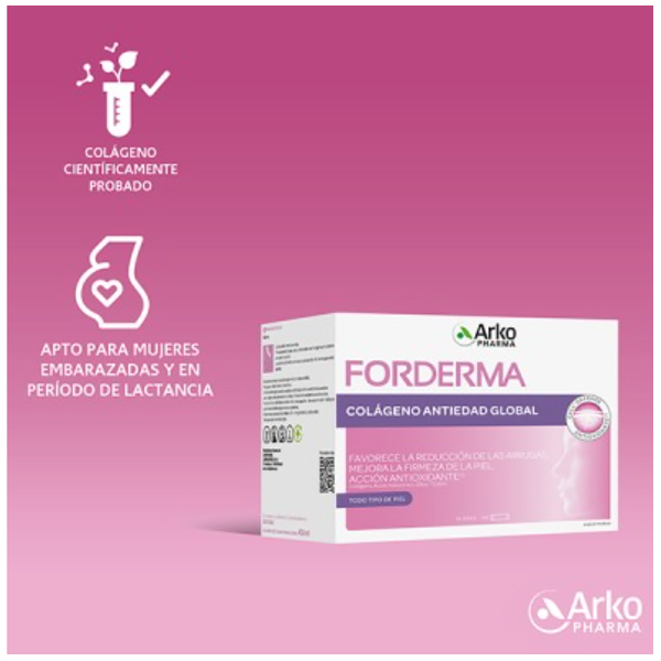 ARKOPHARMA FORDERMA COLAGENO ANTIEDAD GLOBAL (30 STICKS)